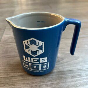 Disney Parks DCA Spider-Man WEB Labs Blue Ceramic Coffee Mug Marvel